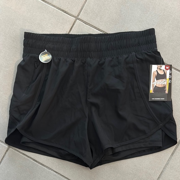 Avia Pants - Avia Black Athletic Running Shorts Lightweight Performance SZ M (8-10)